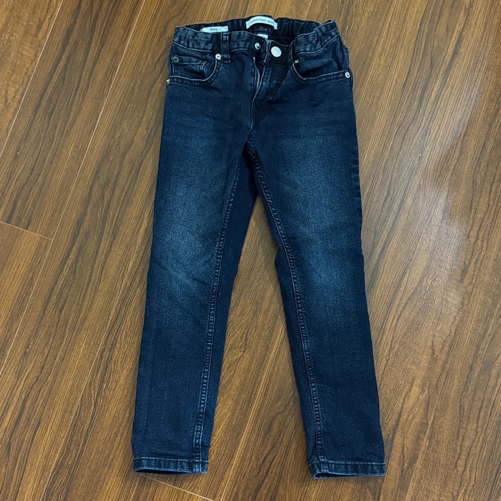 Stylish Calvin Klein Kids' Boys Stretch Denim Skinny Jeans, Size 6